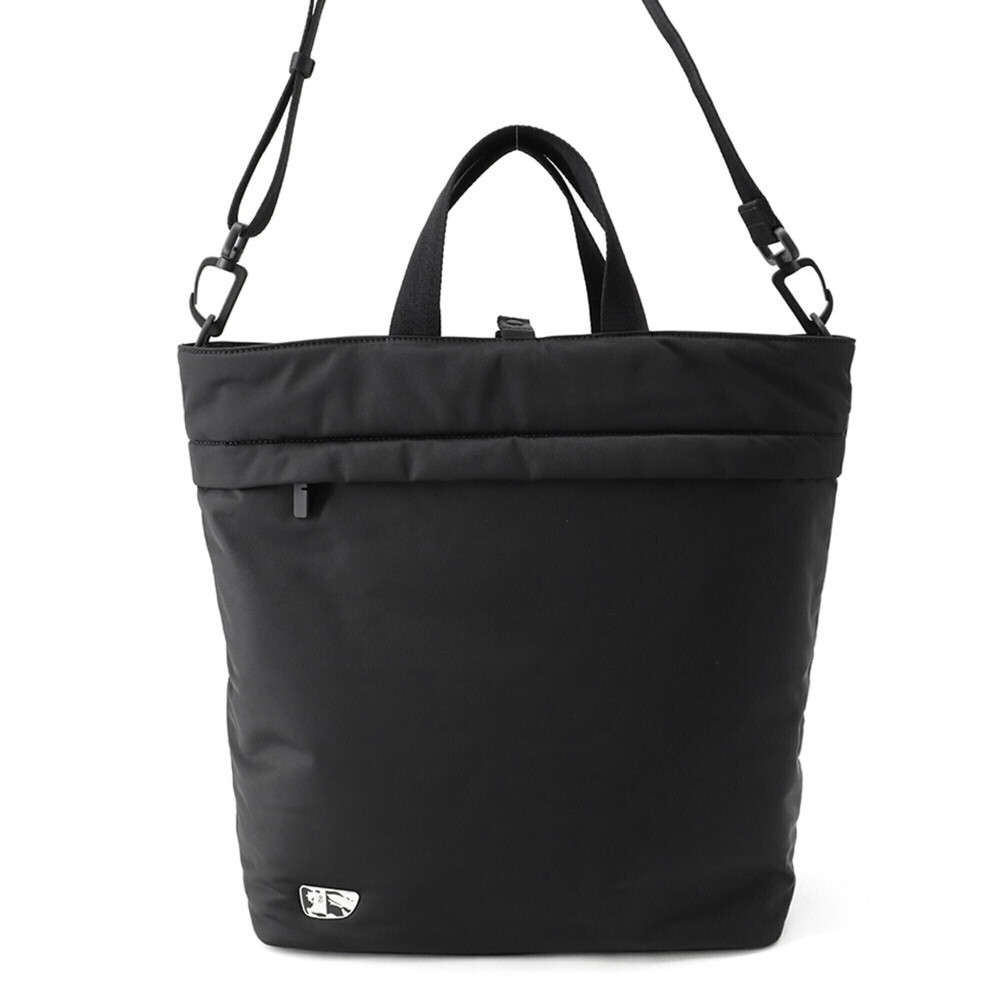 Burberry Shield N S Tote Bag, Nylon, 81025151, BURBERRY 2-way, Black, Handbag